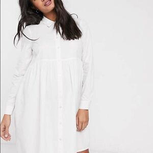 ASOS DESIGN Maternity cotton mini shirt dress